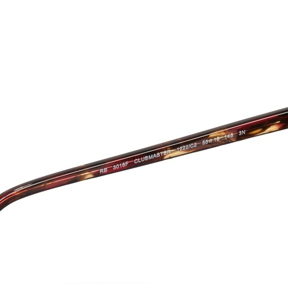 Ray-Ban Clubmaster Mineral Flash Lens Sunglasses RB3016-F 1222C2 55